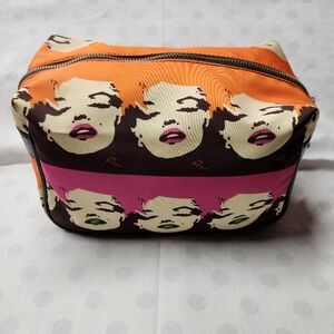 Betsey Johnson - Marilyn Monroe - Multicolor Cosmetic Makeup - Zipper Bag Pouch
